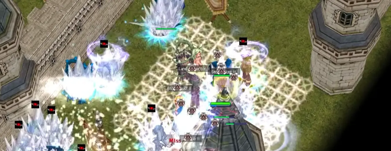 Abyss Hunter camping the castle portal