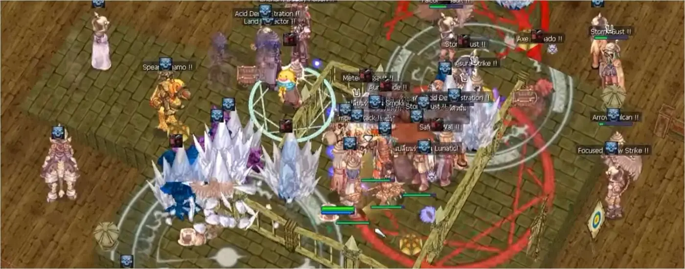Last-minute fight in a Payon castle