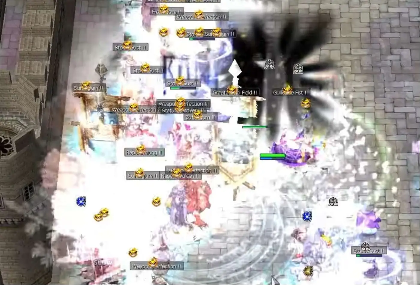 Sustainer in a castle fight